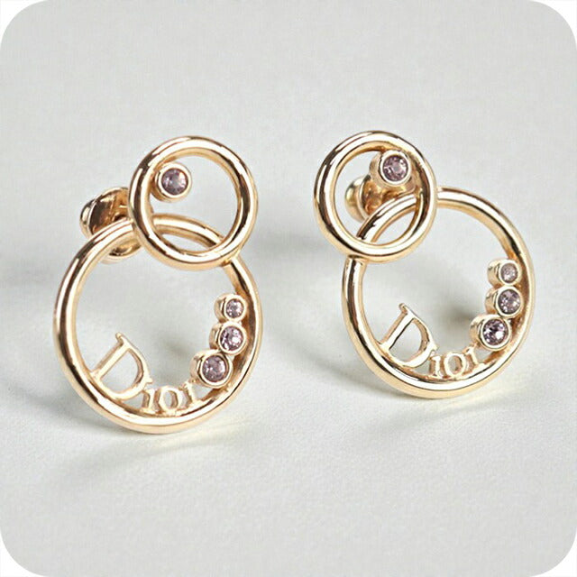中古 ディオール ピアス レディース ブランド Dior ラインストーン