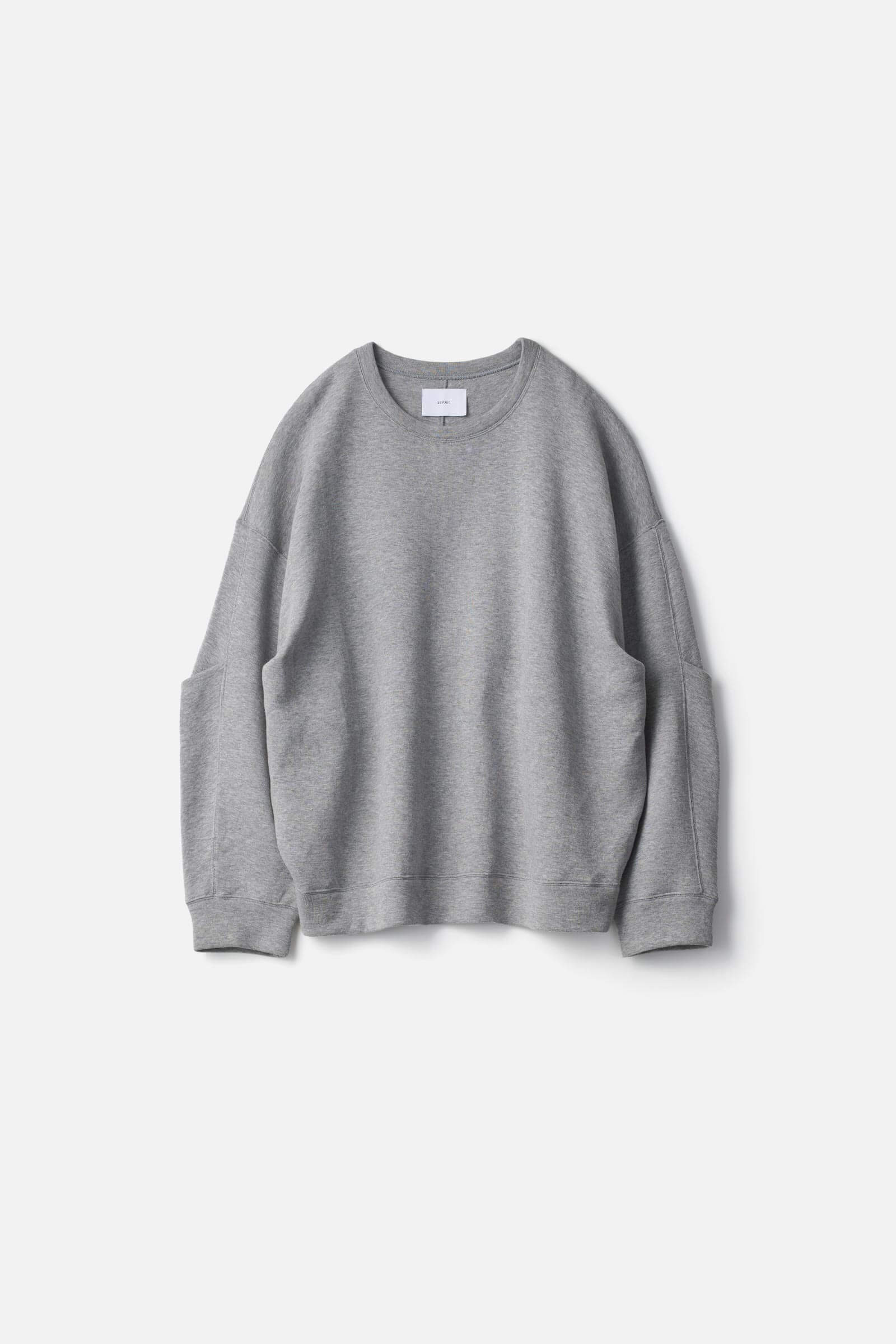 COTTON DOUBLE KNIT TUCKED CREW NECK LS – ssstein