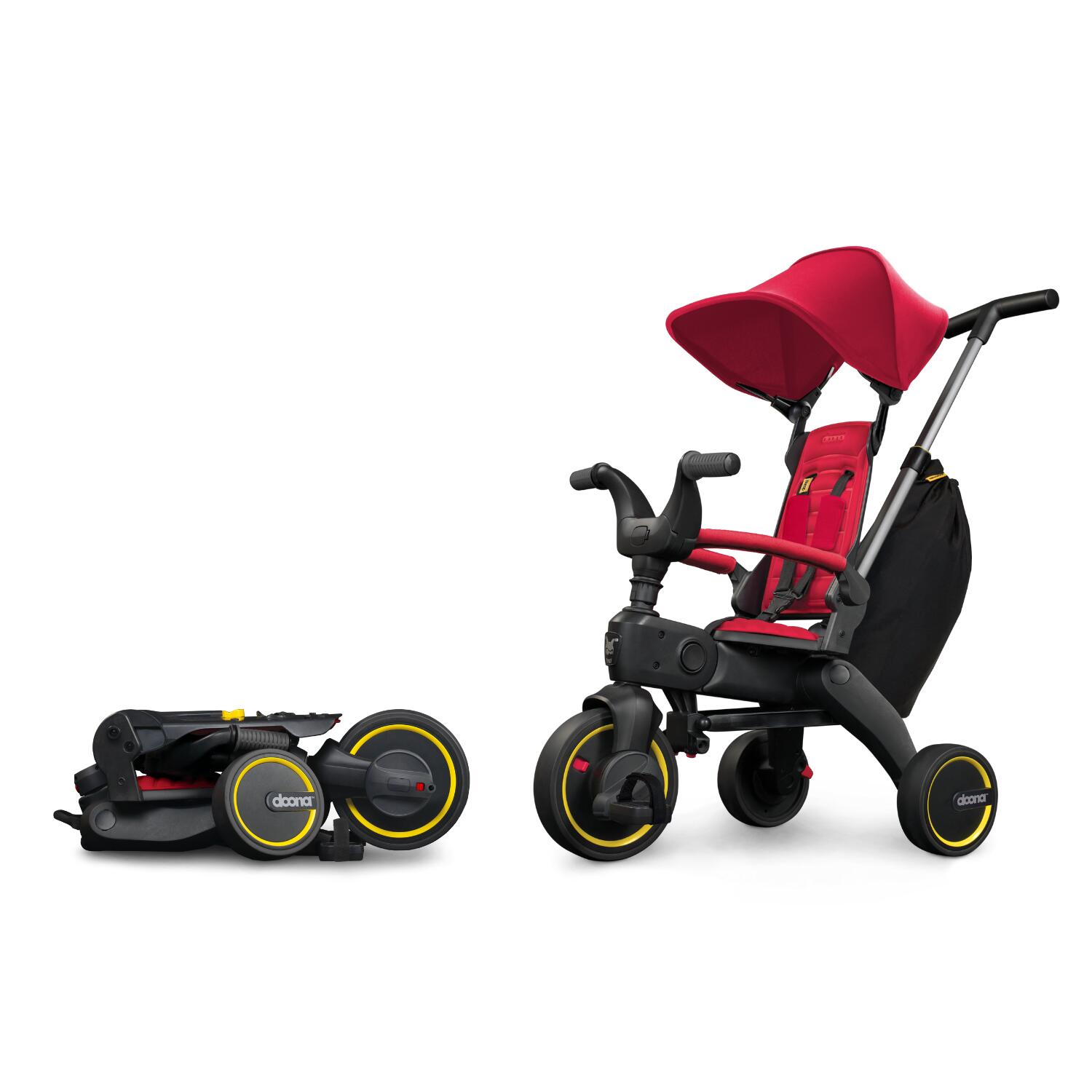 楽天市場】リキトライク 手押し棒つき 折りたたみ三輪車 10ヶ月〜3歳