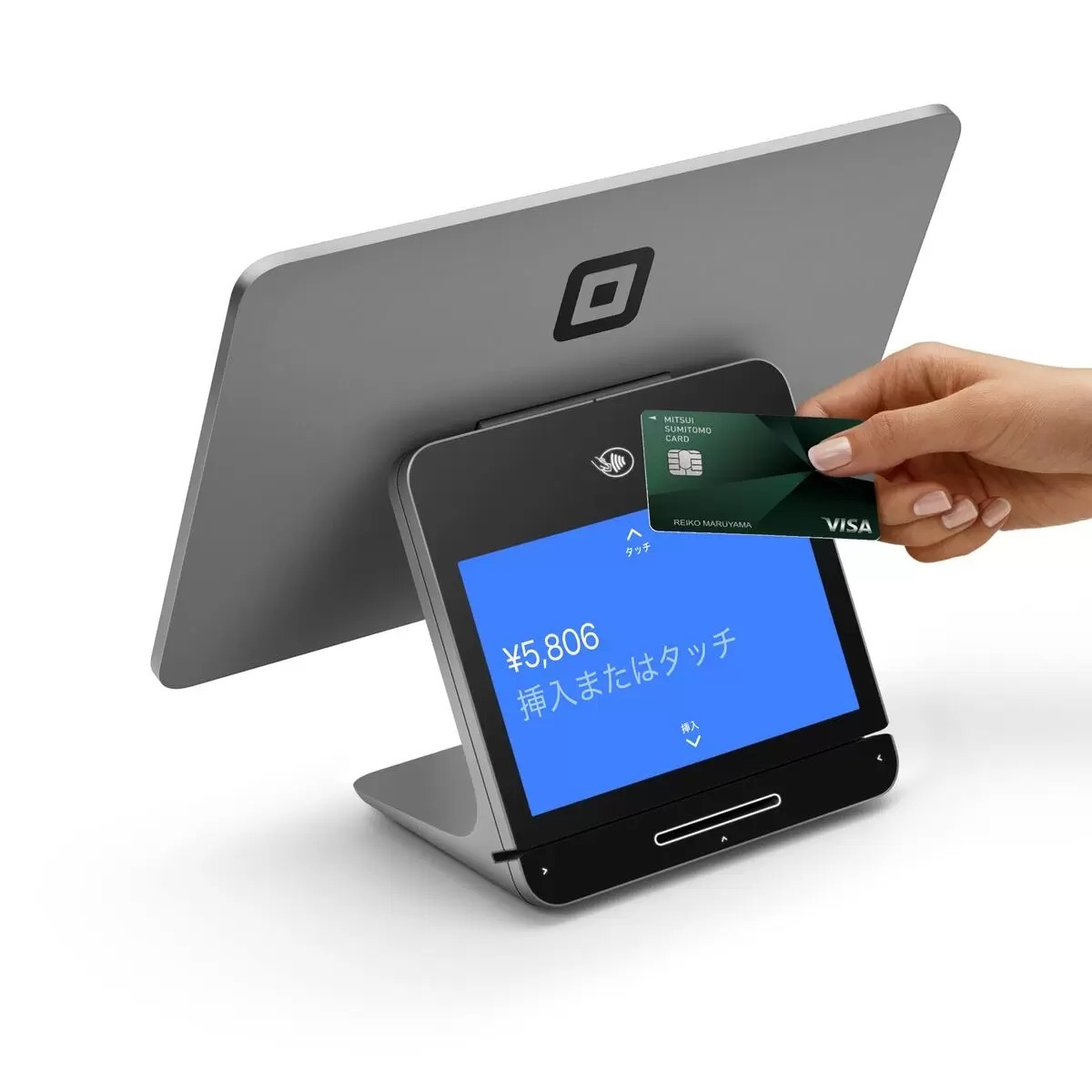 楽天市場】Square レジスター 統合型POSレジ A-SKU-0643-1｜2画面