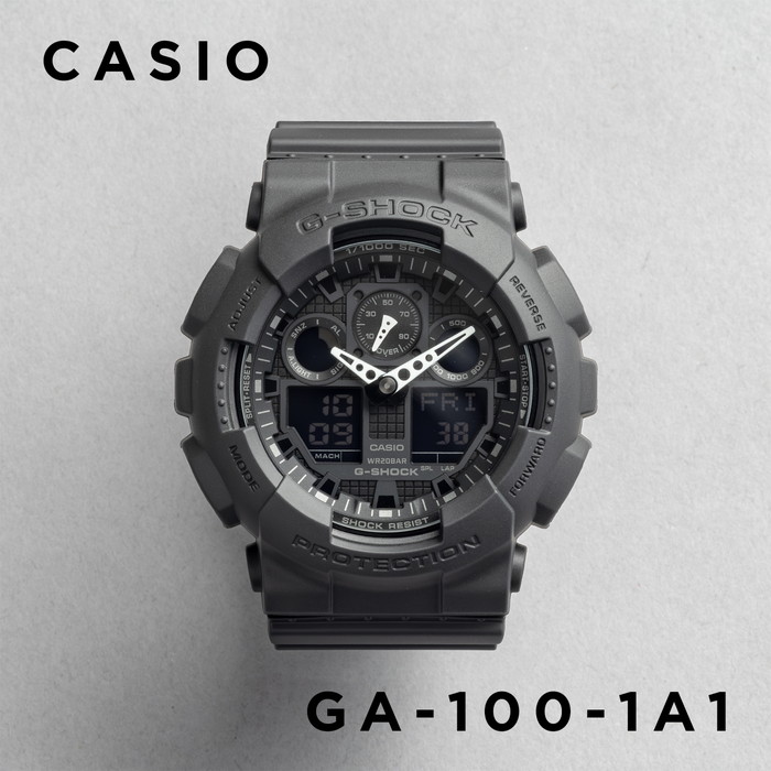 楽天市場】【10年保証】CASIO G-SHOCK カシオ Gショック GA-100-1A1