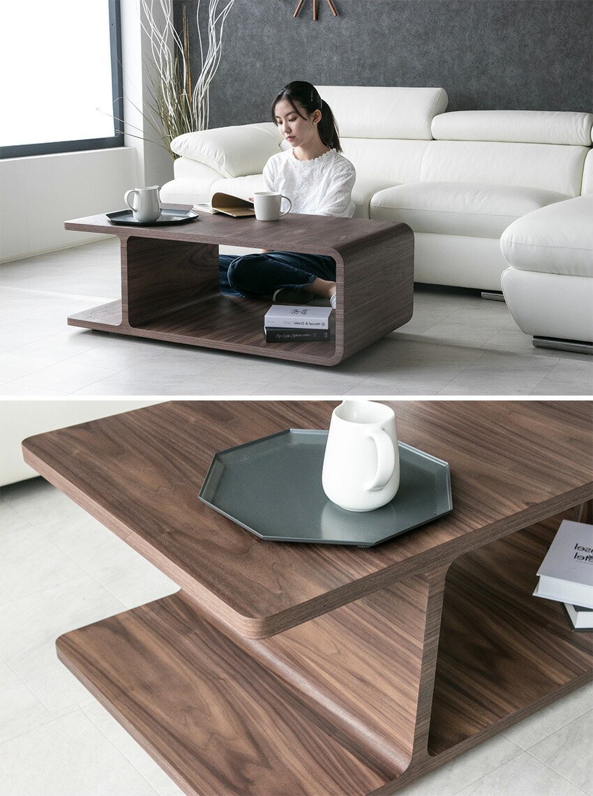 楽天市場】【送料無料】 センターテーブル ウォールナット 高級感