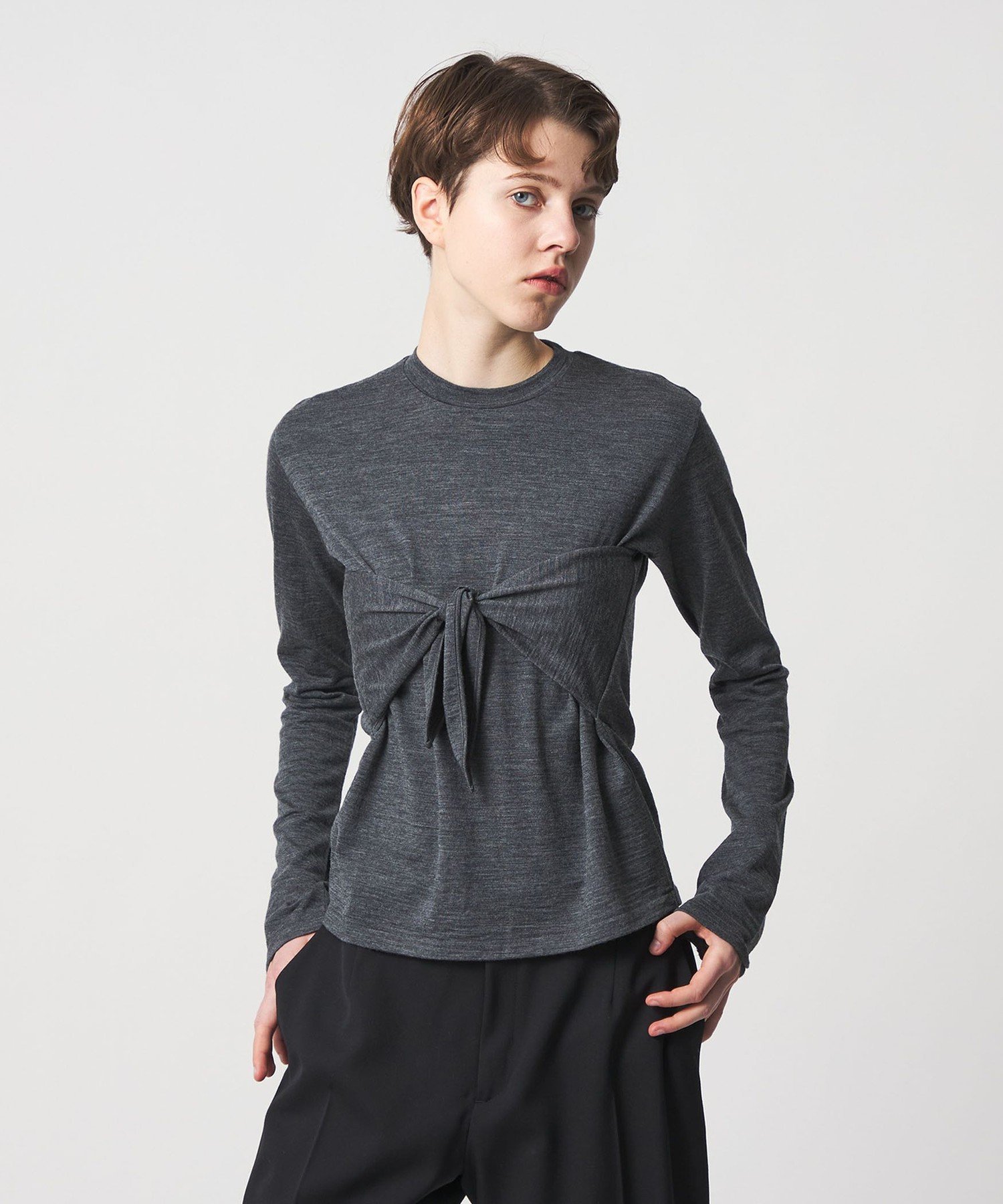 ＜6(ROKU)＞ビスチェ トップス グレー BEAUTY&YOUTH UNITED ARROWS｜<6(ROKU)>ビスチェ トップス グレー