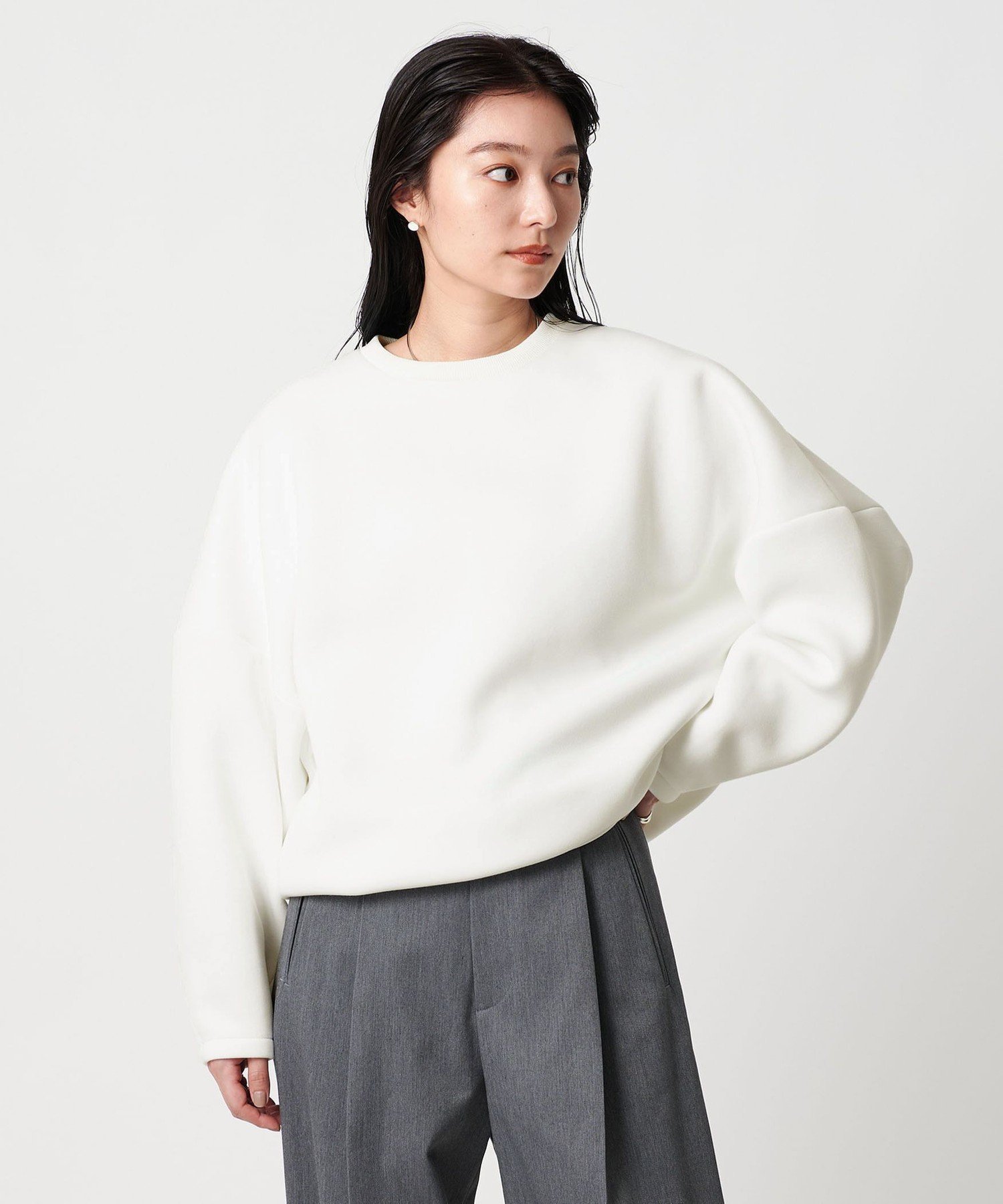 MARW UNITED ARROWS：ダンボール クルーネック プルオーバー MARW UNITED ARROWS＞ダンボール クルーネック プルオーバー UNISEX