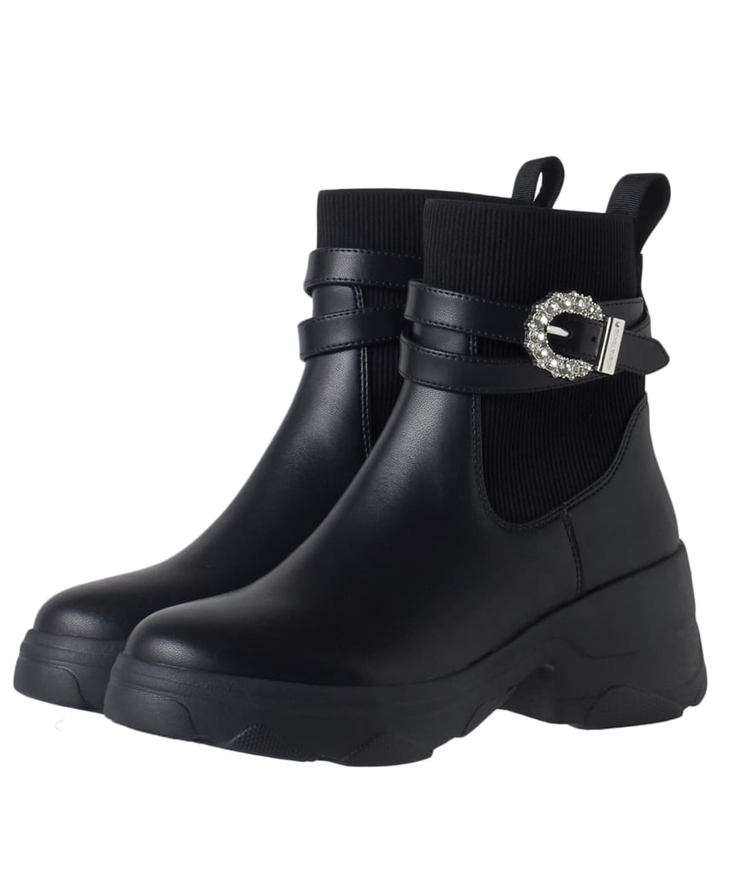 diana｜【軽量】クリスタルバックル ショートブーツ | Rakuten Fashion