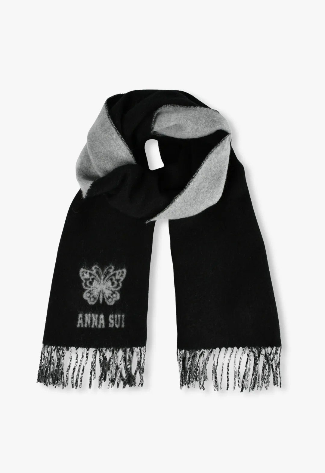 ANNA SUI｜ウールリバーシブルマフラー | Rakuten Fashion(楽天