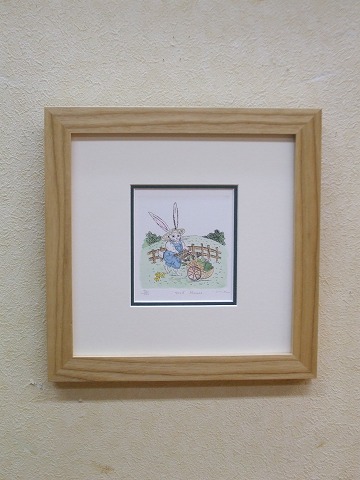 版画 作者 【 鷹塀 三奈 】 タイトル 【 Good Harvest 】 額縁の