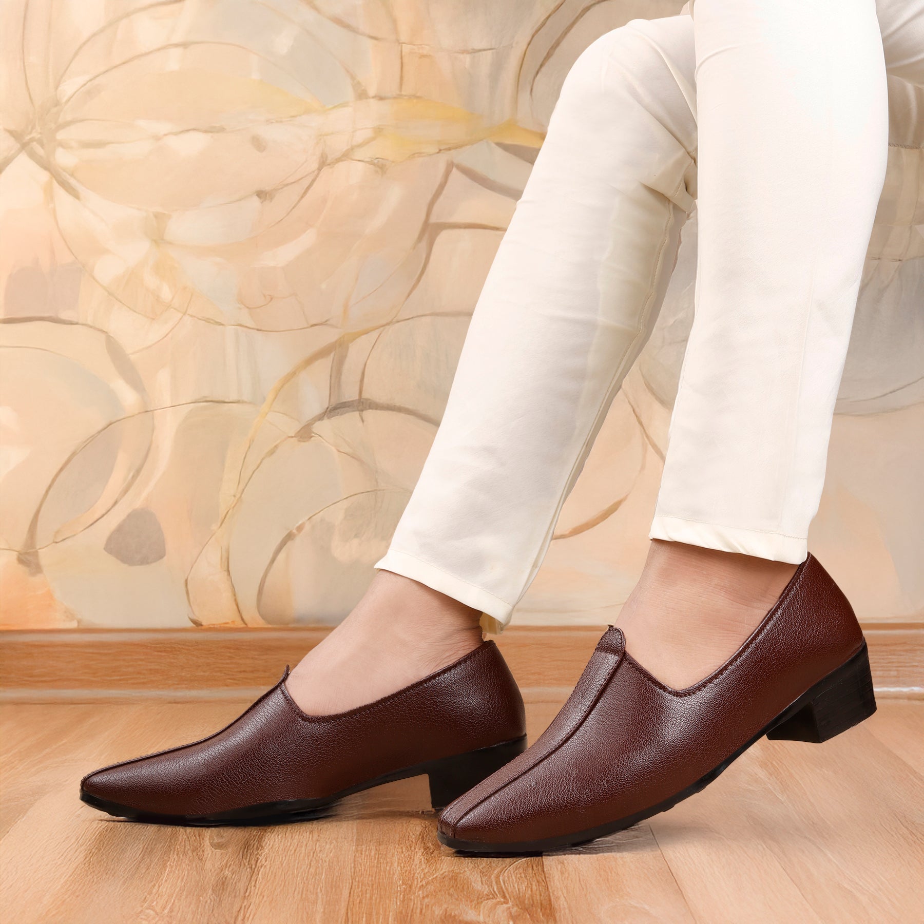 BXXY 2 Inch Height Increasing Men's Traditional Casual Punjabi