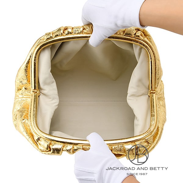 ポーチ クラッチ バッグ ゴールド[576227 VA441 8011] Pouch Clutch