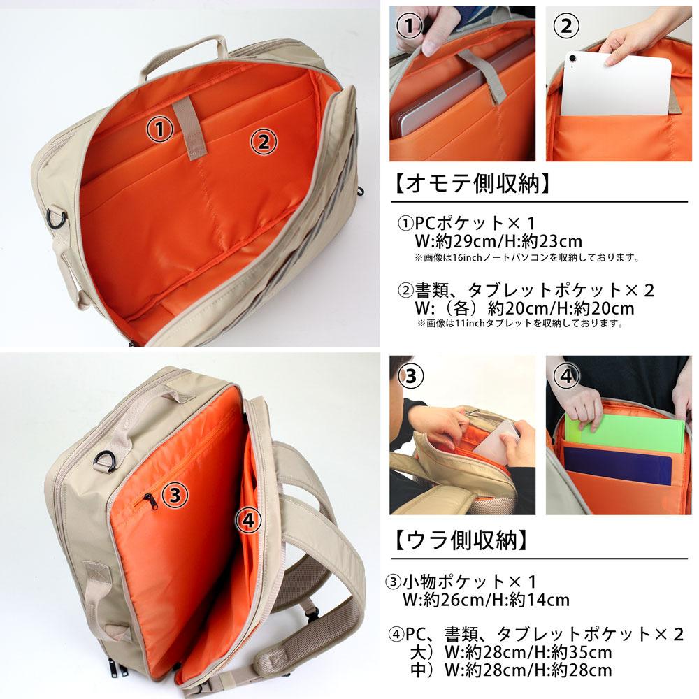 エヴァンゲリオン NERV 3wayバッグ/SAND KHAKI（COSPA): ファッション