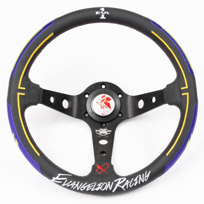 VERTEX × 俺だっ × EVANGELION RACING STEERING/ 01 TEST TYPE（ティー