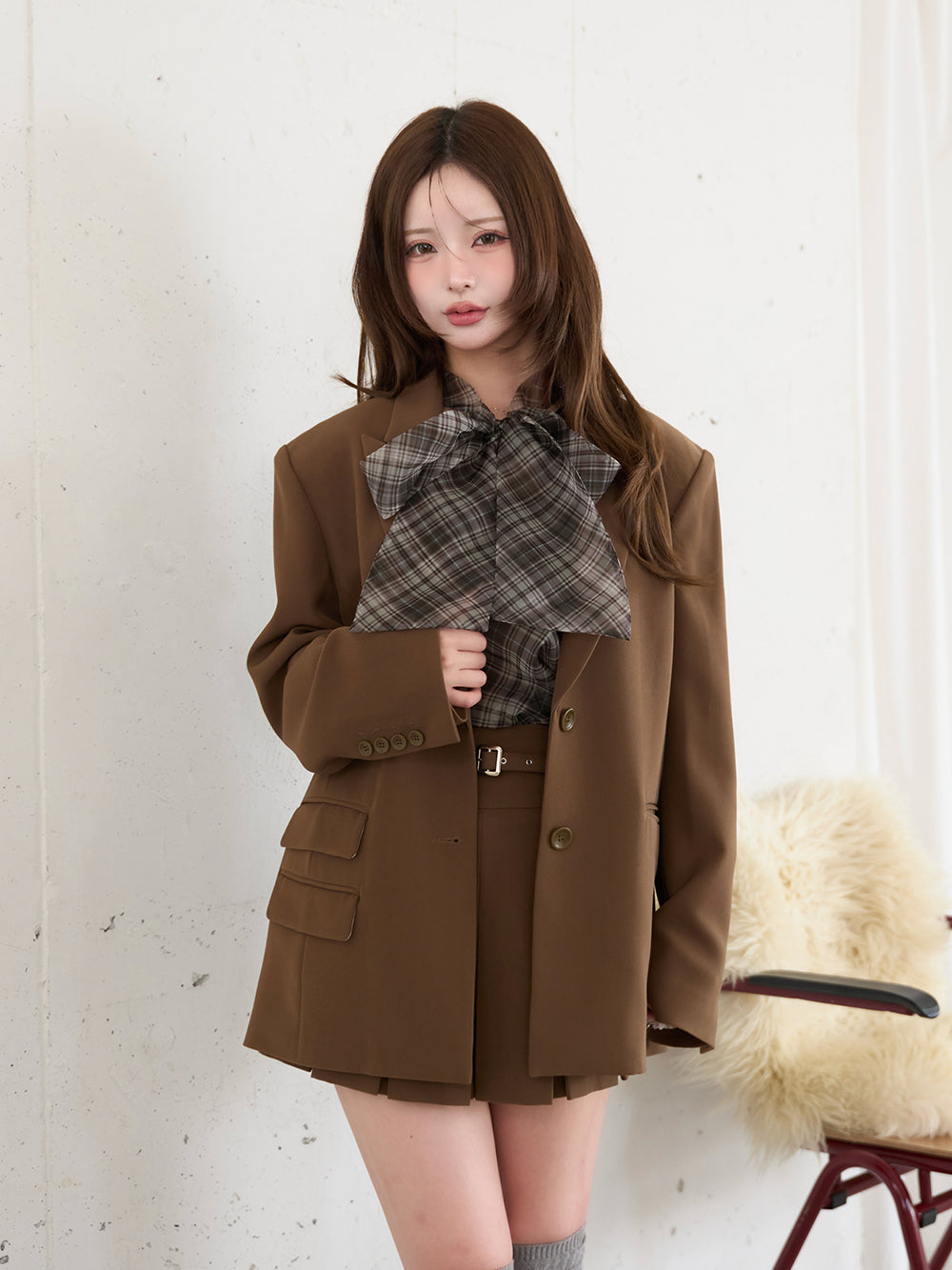 レイヤードライクロゴニットトップス – Darich (ダーリッチ)