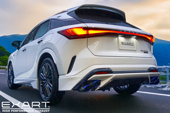 レクサスRX TRDエアロ専用 EXART ONE マフラー F QUADの販売ページです