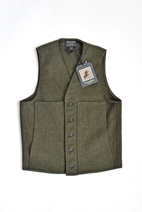 FILSON（フィルソン） MACKINAW WOOL VEST マッキノーウールベスト