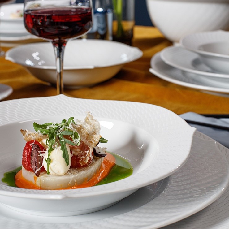 マイセン ブルーオニオン メッシュプレート 800101/54804 | ブルー