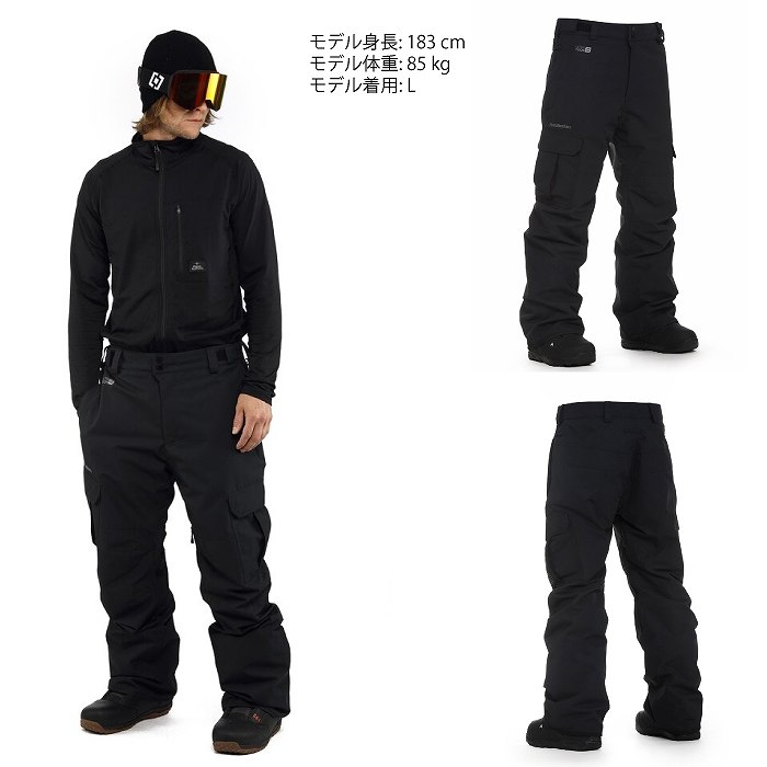 HORSEFEATHERS ホースフェザーズ ROWEN PANT BLACK 25-26 ボードウェア