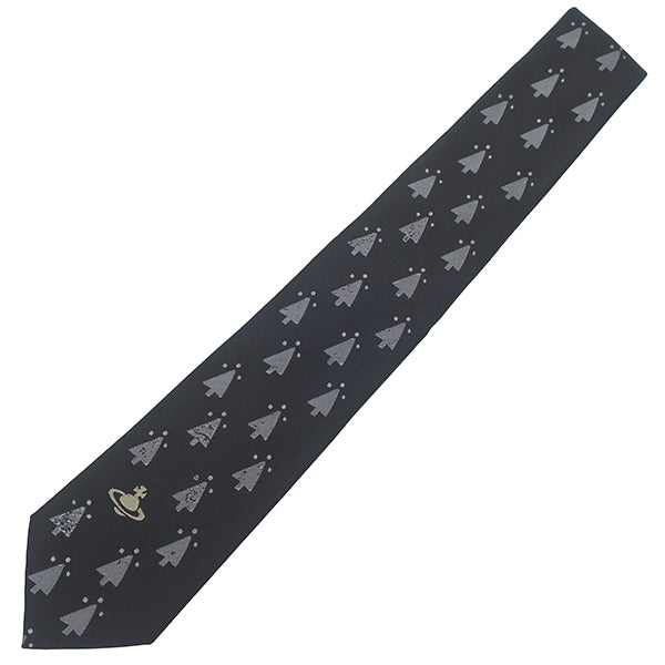 ヴィヴィアンウエストウッド Vivienne Westwood ツリー柄 7cm ブラック