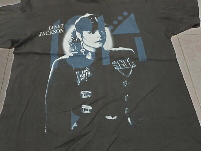 90s Janet Jackson Vintage t shirt Rhythm Nation Tour Concert Tee