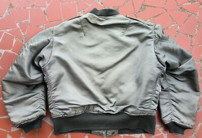 BLUE ANCHOR 1950's LARGE SIZE L-2B USAF NYLON FLIGHT JACKET | eBay