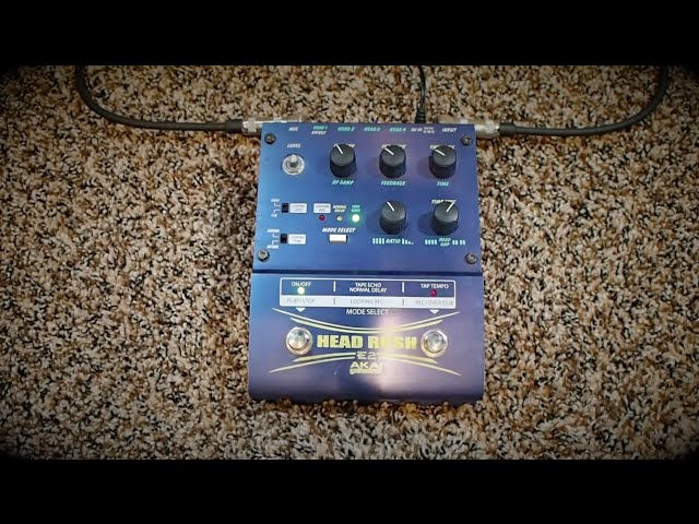 Akai Professional E2 HeadRush Delay/Tape Echo/Looper - YouTube