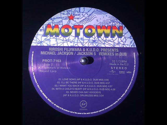 HIROSHI FUJIWARA & KUDO PRESENTS - MICHAEL JACKSON JACKSON 5 REMIX