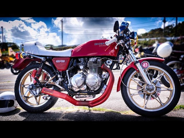 HONDA CB400FOUR ヨンフォア カスタムバイク - YouTube
