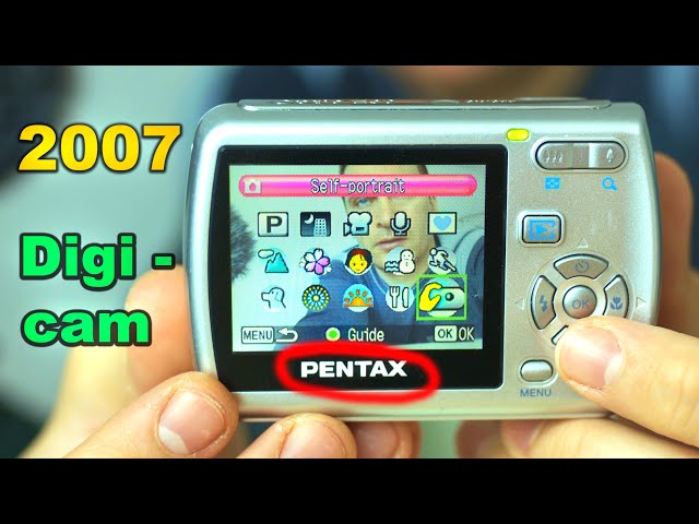 Pentax Optio E30 (digicam) 2007 Digital Photo Camera - YouTube