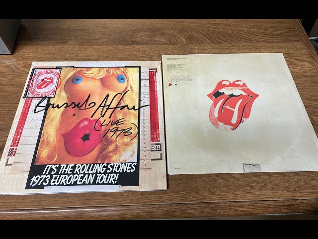 ROLLING STONES vinyl BRUSSELS AFFAIR and Goats Head Soup - YouTube