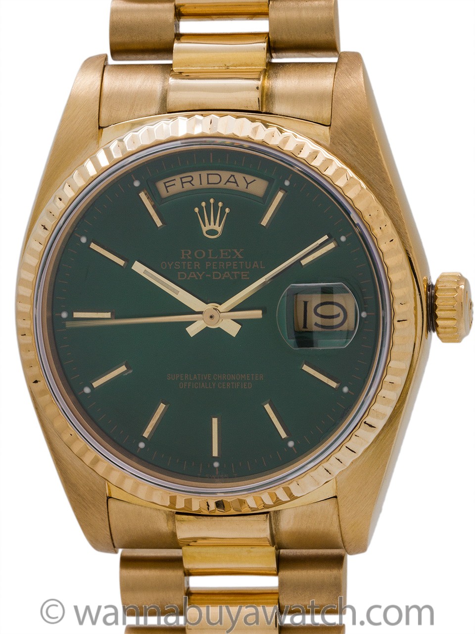 Rolex ref 18038 Day Date President 18K YG 