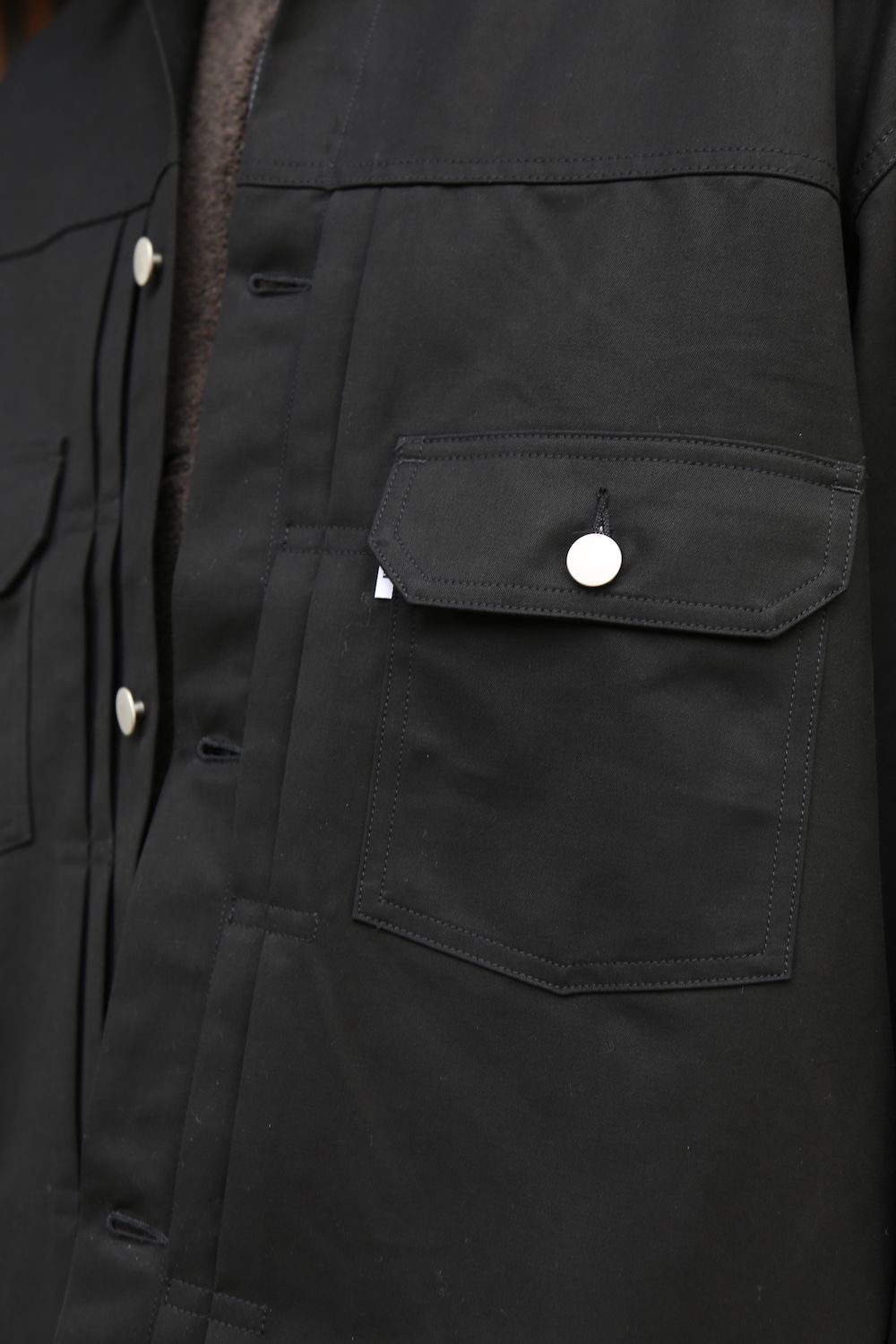 Graphpaper2020AW 新作Double Cloth Peach Trucker Jacket style