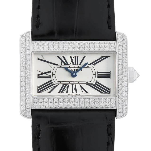 WA301271 シルバー Cartier（カルティエ）ミニ タンク ディヴァン 中古