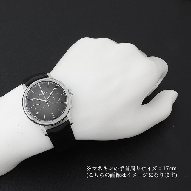 03.2270.4069/26.C493 グレー ZENITH（ゼニス）エリート クロノグラフ