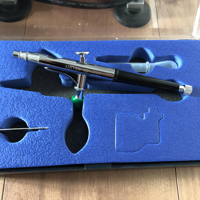 エアテックス エアブラシセット コンプレッサー APC-001 ハンドピース