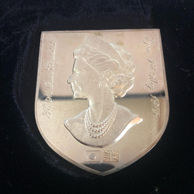 純銀製 英国女王陛下エリザベス2世来日記念メダルの通販 by ヒデ