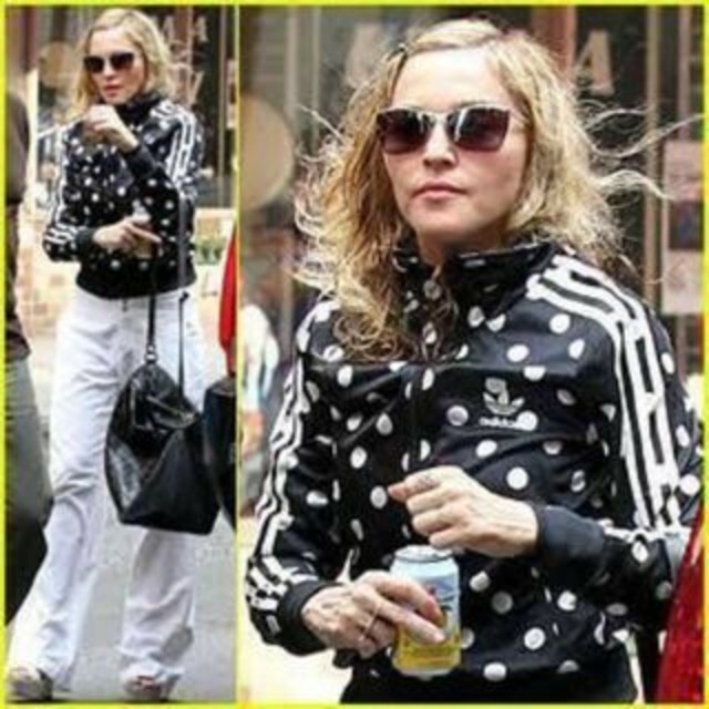 Adidasトラックジャケット ドット 水玉 マドンナ OT (XL) adidas