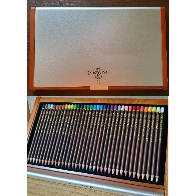 三菱鉛筆 - 三菱鉛筆 色鉛筆 ユニーカラードペンシル ペリシア 36色の
