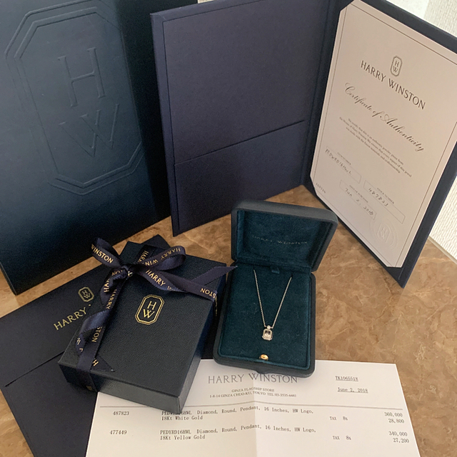 HARRY WINSTON - 完売商品❗️ ロゴネックレス❗️ハリーウィンストン