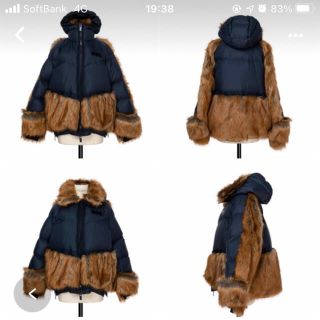 sacai - 希少サイズ NIKE sacai ダウンジャケット XL クリーニング済の