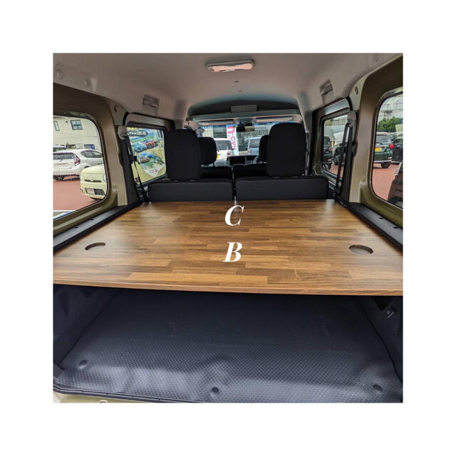 ダイハツ 新型アトレー s700v ラゲッジボードの通販 by KYOUEI's shop