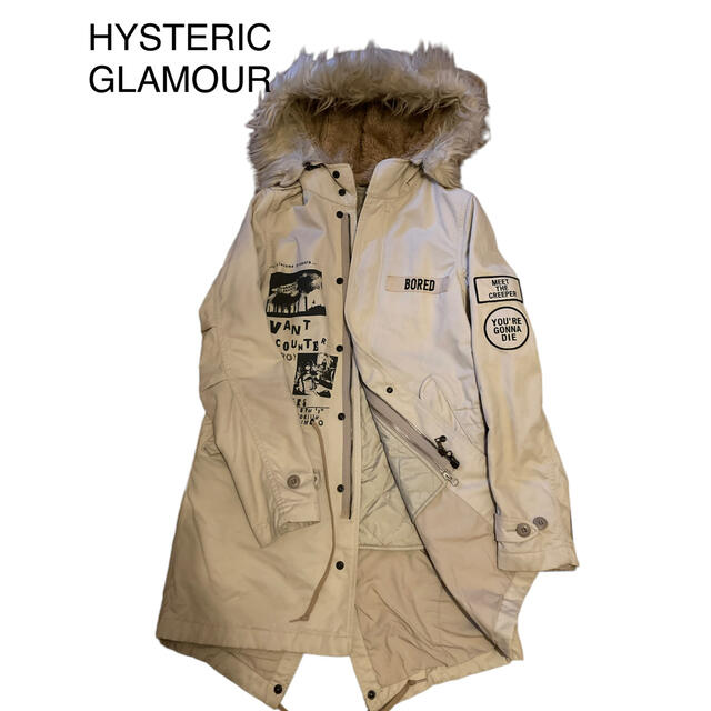 HYSTERIC GLAMOUR - HYSTERIC GLAMOUR☆モッズコート プリマロフト