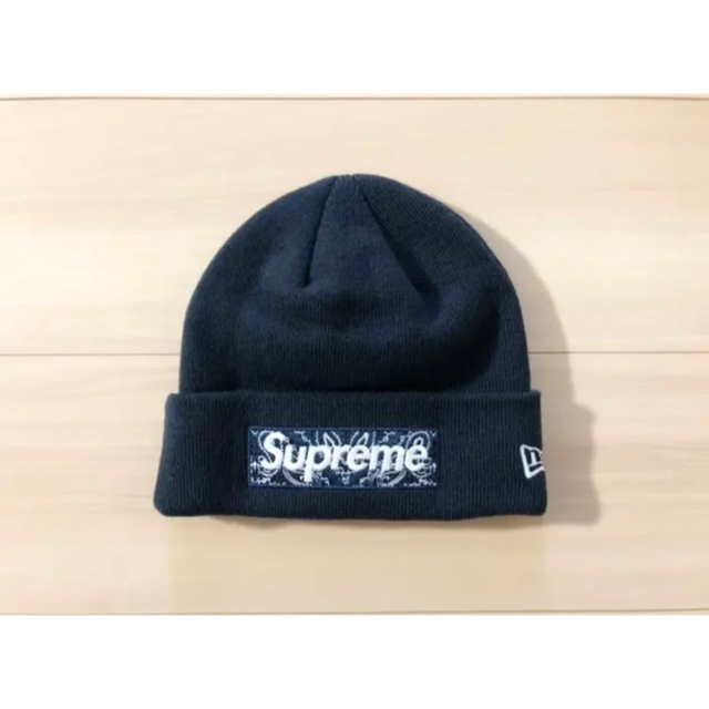 Supreme - シュプリーム New Era Box Logo Beanie ネイビーの通販 by