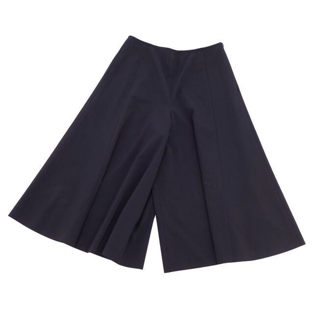 未使用級 フォクシーニューヨーク クロップドワイドパンツ ストレッチ