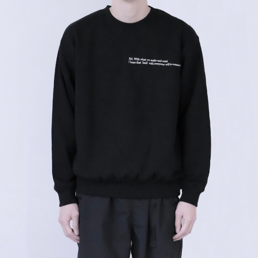 N.HOOLYWOOD - 新品 en. スウェット BLACK トレーナー 限定 エン ennoy