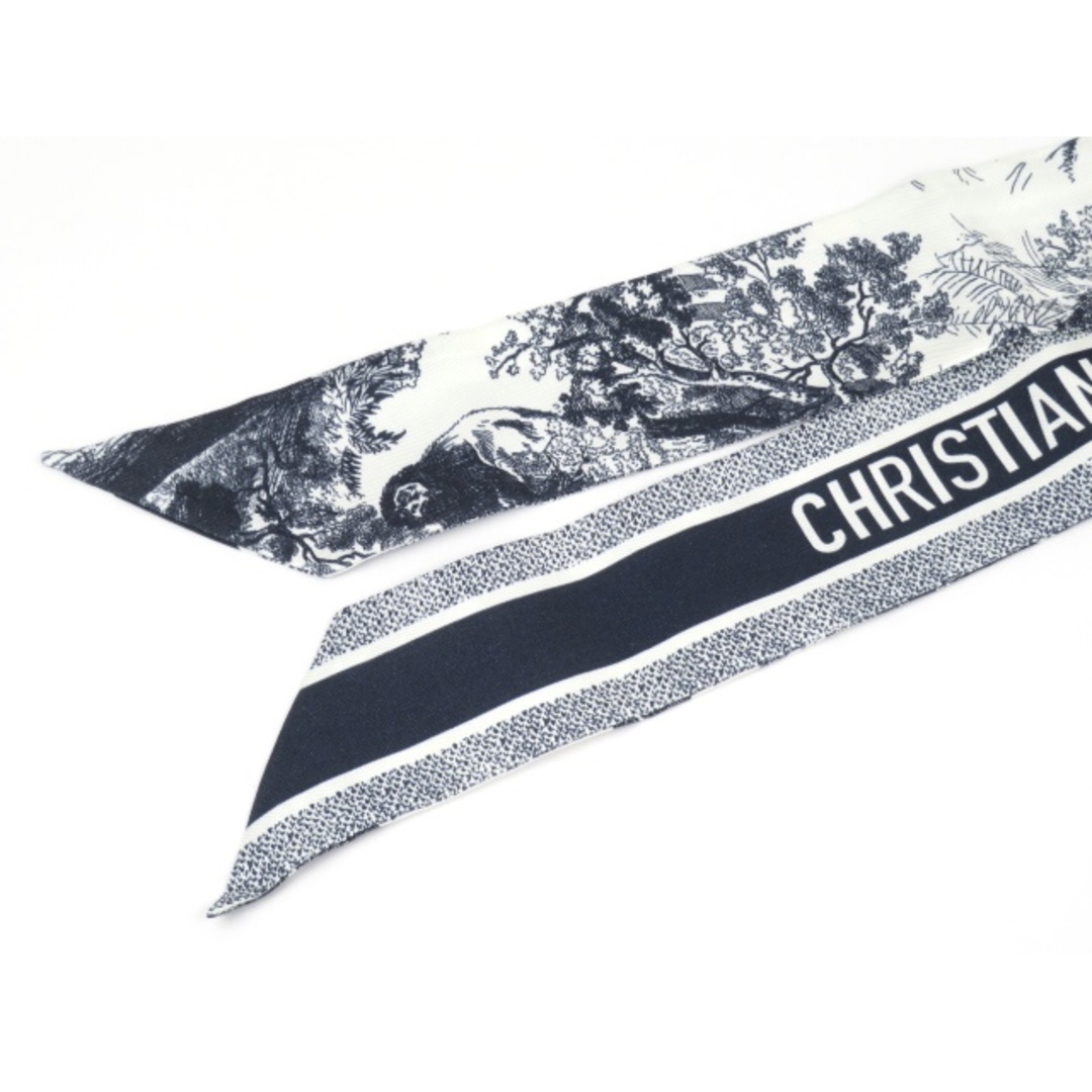 Dior - □美品□ ディオール ミッツァ スカーフ ツイリー ネイビー