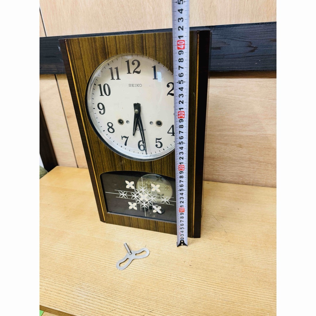 SEIKO - 全国配送無料！昭和レトロ☆SEIKOセイコー☆壁掛け時計 巻