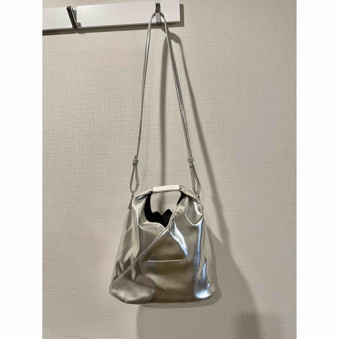 MM6 - MM6 ジャパニーズ ナノ ショルダーバッグ シルバーの通販 by