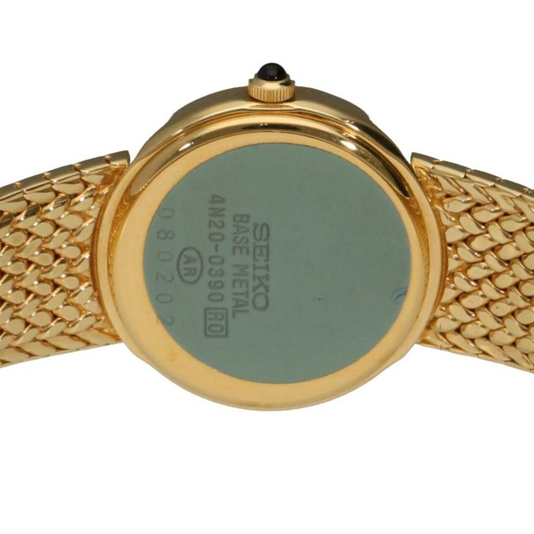 SEIKO - SEIKO セイコー/エクセリーヌ・ダイヤベゼルシェル文字盤/4N20