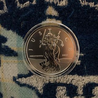 2023年ジブラルタル正義の女神1オンス銀貨#の通販 by han's shop｜ラクマ