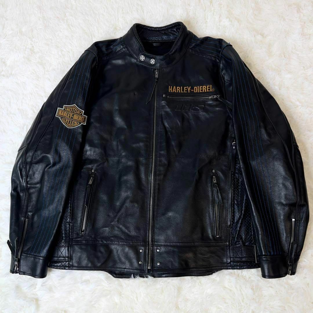 極美品 ハーレーダビッドソン 115周年記念レザージャケット
