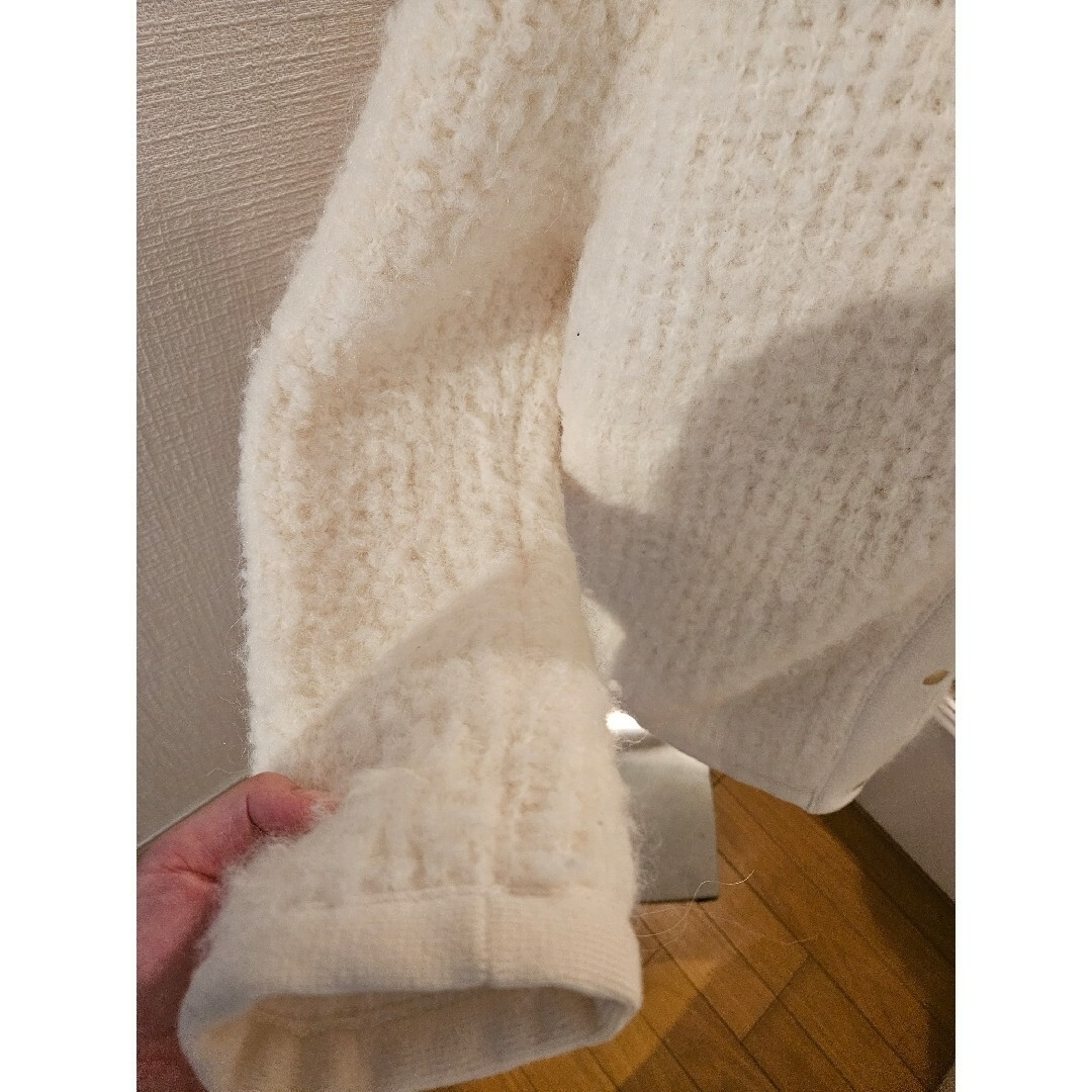 Drawer - Drawer ドゥロワー 3Gミラノ編みボタンカーディガン コート